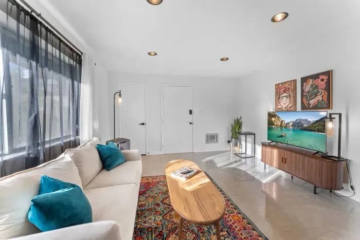 Cozy vibes with a pop of color and comfort