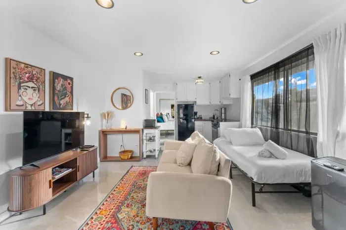 Sun-filled living with space to stretch out