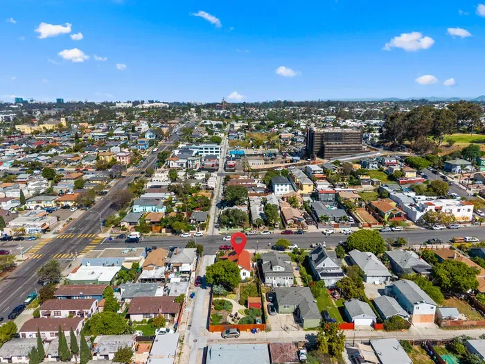 Central neighborhood home steps to dining, transit, and parks.