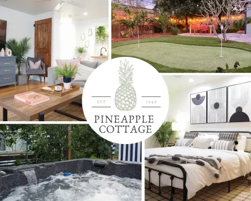 Cottage with Putting Green, Hot Tub, & Garden