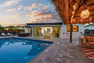 Jungle Oasis with Heated Pool, Tiki Hut & Hot Tub - image 69 of 75