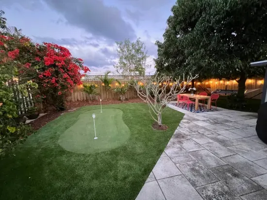 Bungalow with Putting Green, Hot Tub, & Garden